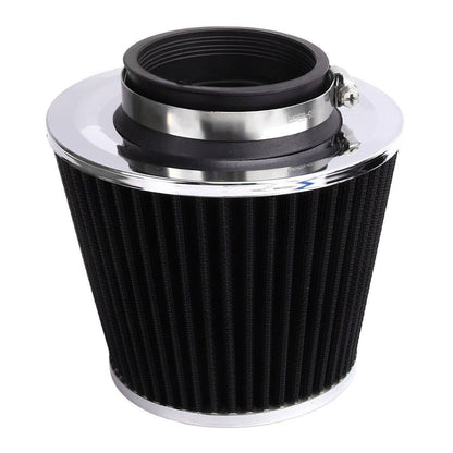 Solidspare Automotive 3" Universal Cold Air Intake Kit Induction Flow Pipe Kit Aluminium