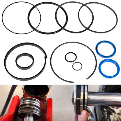 Solid Spare 4.0" Bore x 1.75" Rod Cylinder Hydraulic Log Splitter Cylinder Rebuild Seal Kit