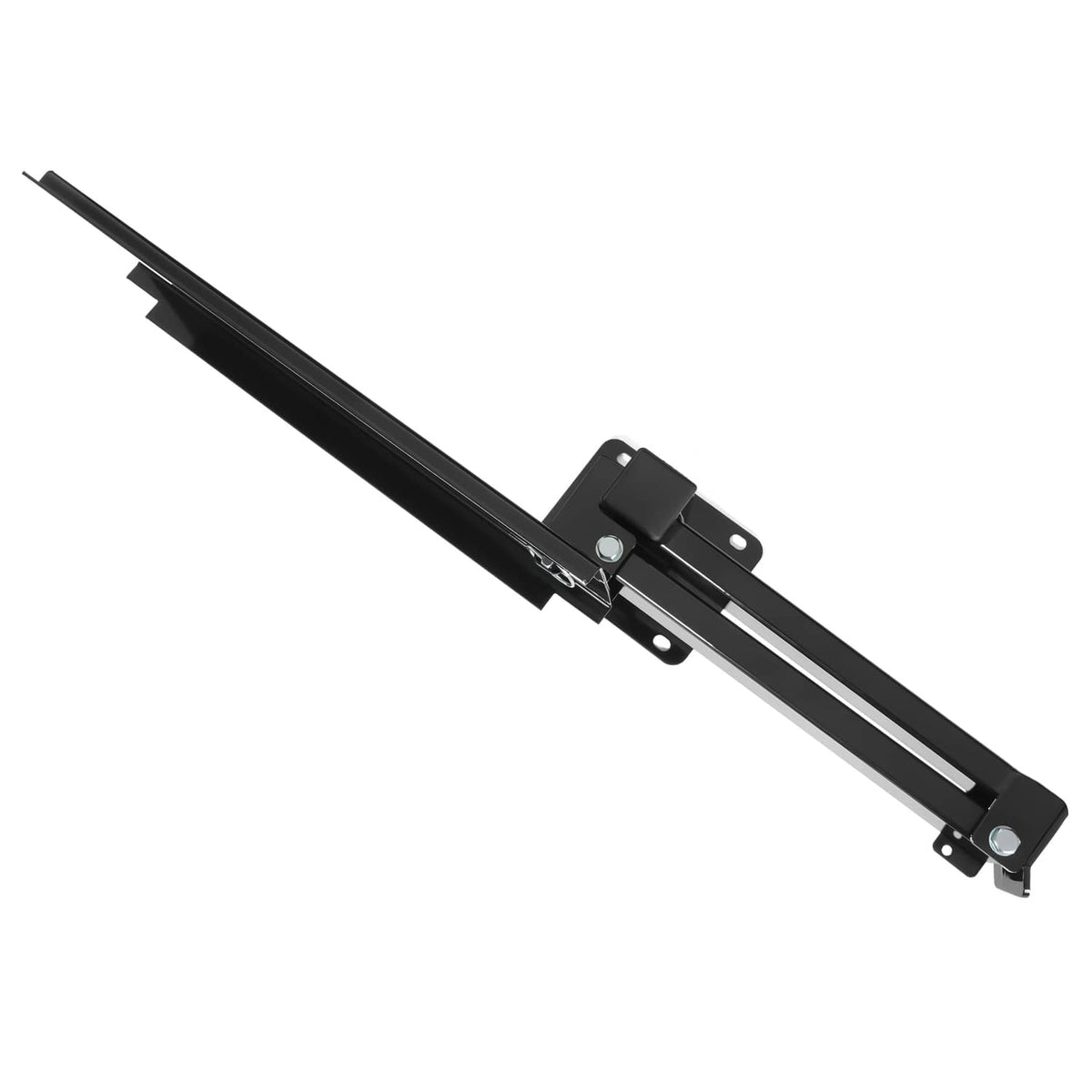 Solidspare Universal  Powder Coated Black Bumper-Mounted Swing Arm Assembly For Grilling