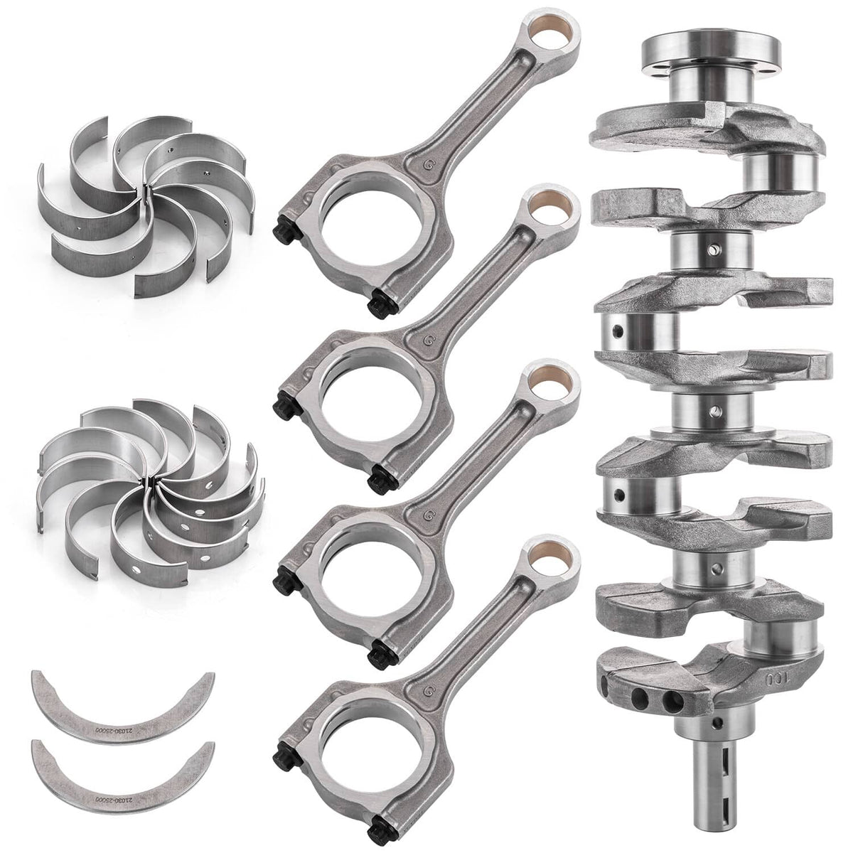 Solidspare Crank Shafts Connecting Rod Bearing Kit for Hyundai Santa Fe Sport 2.4L 2013-18