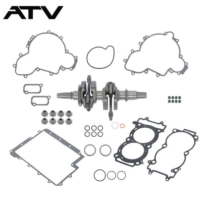 Solidspare For Ranger XP 900 13-16 Polaris Crankshaft Gaskets Seals End Rebuild Kit HR00119