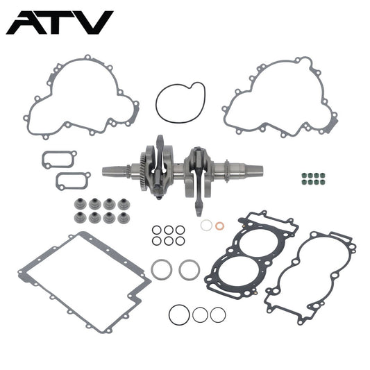 Solidspare For Ranger XP 900 13-16 Polaris Crankshaft Gaskets Seals End Rebuild Kit HR00119