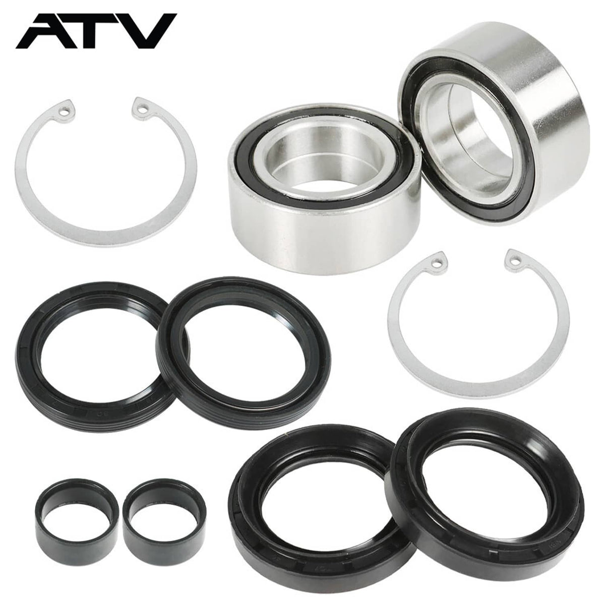 Solidspare For HONDA Rancher 400 420 TRX420 Front Wheel Bearing & DUST Seal 2004-2014
