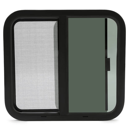 Solidspare Tinted Glass For Camper Trailer Horizontal Sliding Window RV Window 24" x 22"
