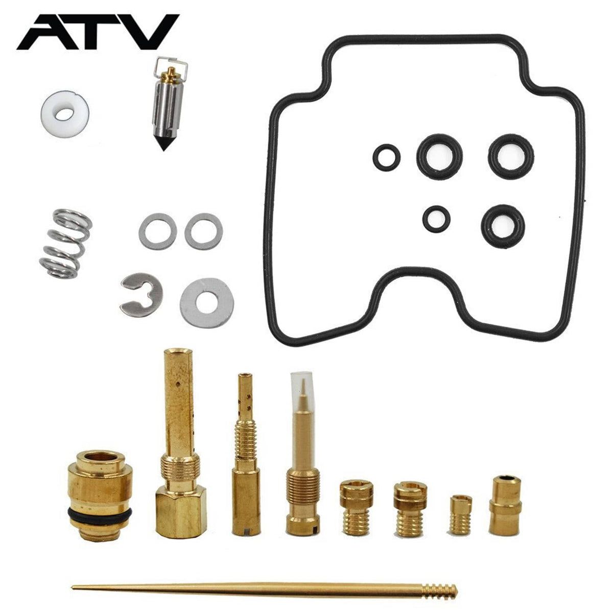 Solidspare CARB REBUILD GASKET & JET For YAMAHA KODIAK YFM 450 YFM450 2003-2006