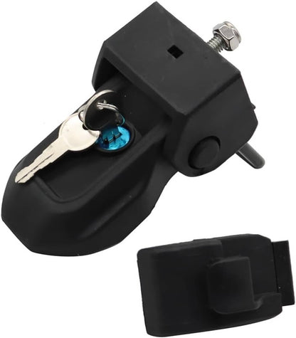 Solid Spare Hood Latches Catch Lock Kit for Jeep Wrangler JL Gladiator JT 2018-2024 With Key