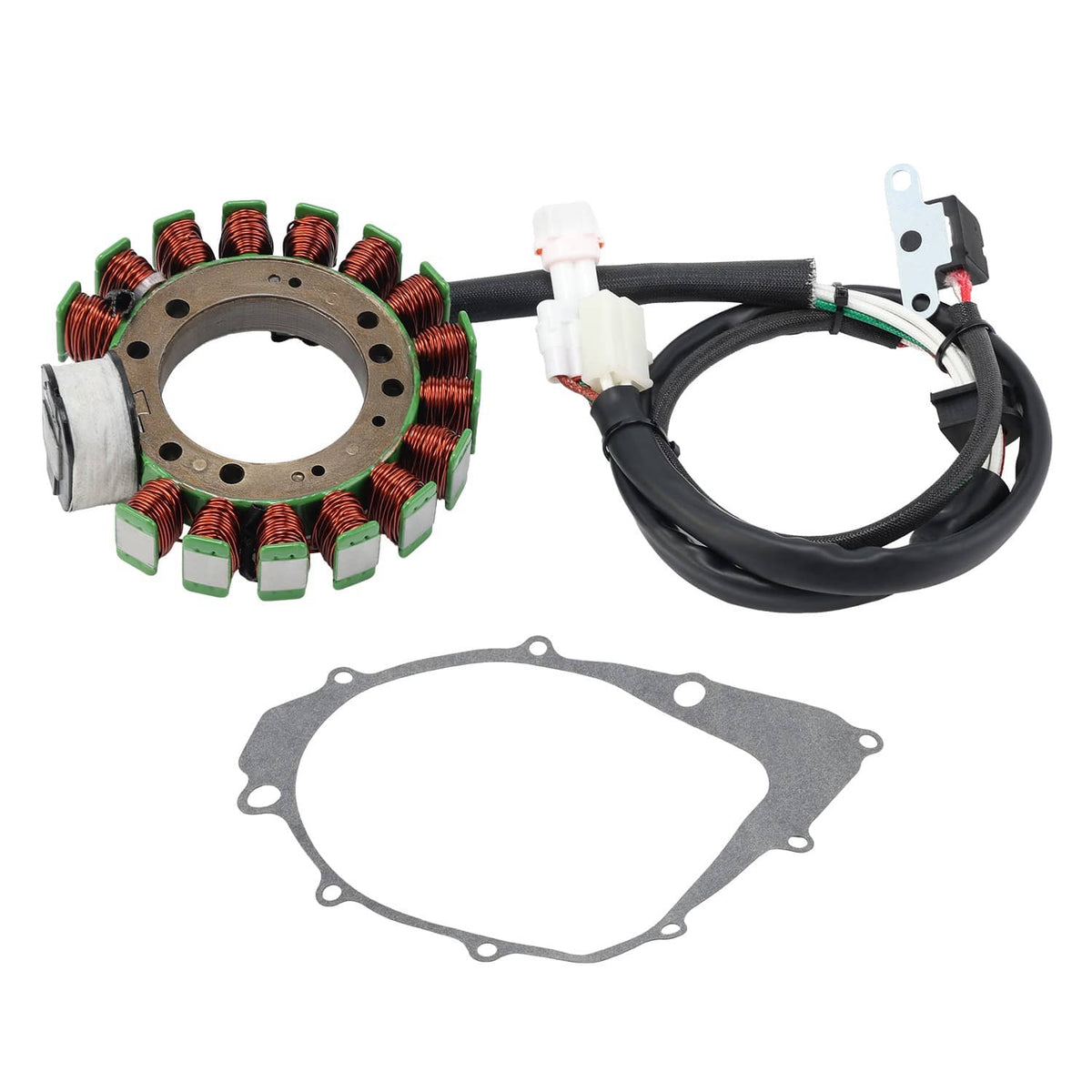 Solidspare Stator + Gasket Fit For Yamaha Kodiak YFM400FW 1993-98 Big Bear YFM350F 1995-97