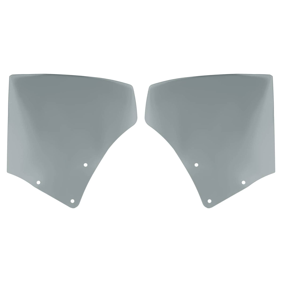 Solid Spare Fit Chevy Chevelle Malibu 2Door 1970-72 Quarter Side Door Window Glass Dark 4Pcs