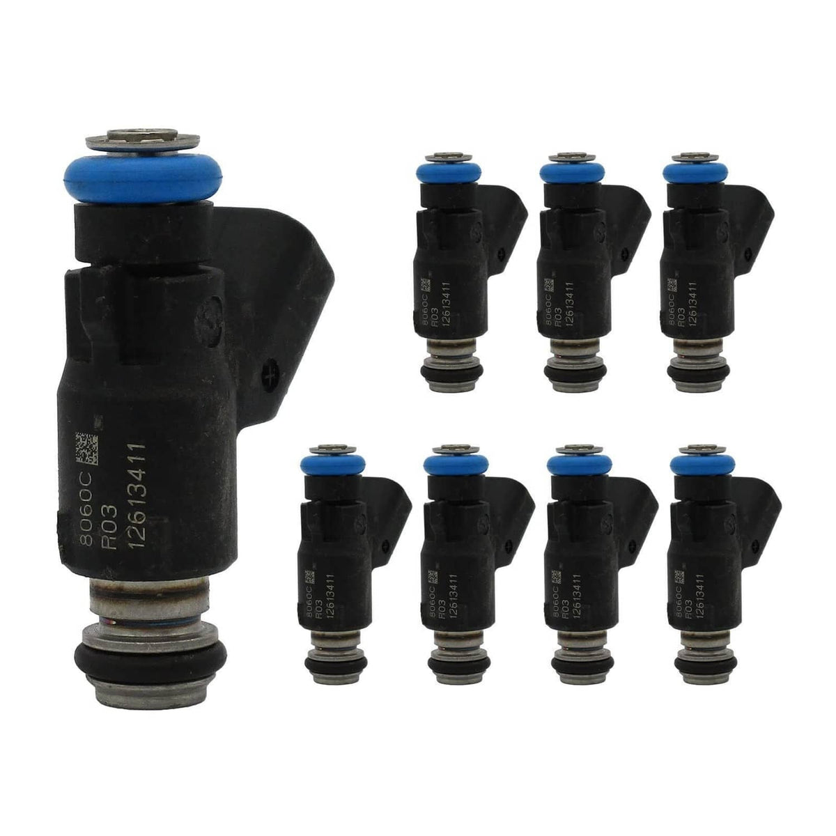 Solidspare 8PCS Fuel Injector 12613411 For 2010-2013 GMC Sierra Chevrolet V8 4.8L 5.3L 6.0L