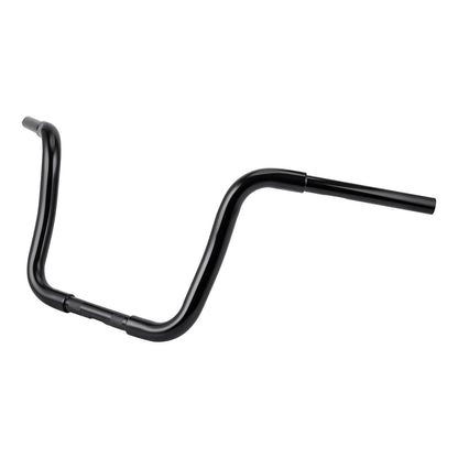 Solidspare Black 12" Rise Ape Hangers Handlebar Fit For Harley FLST FXST Sportster XL Dyna