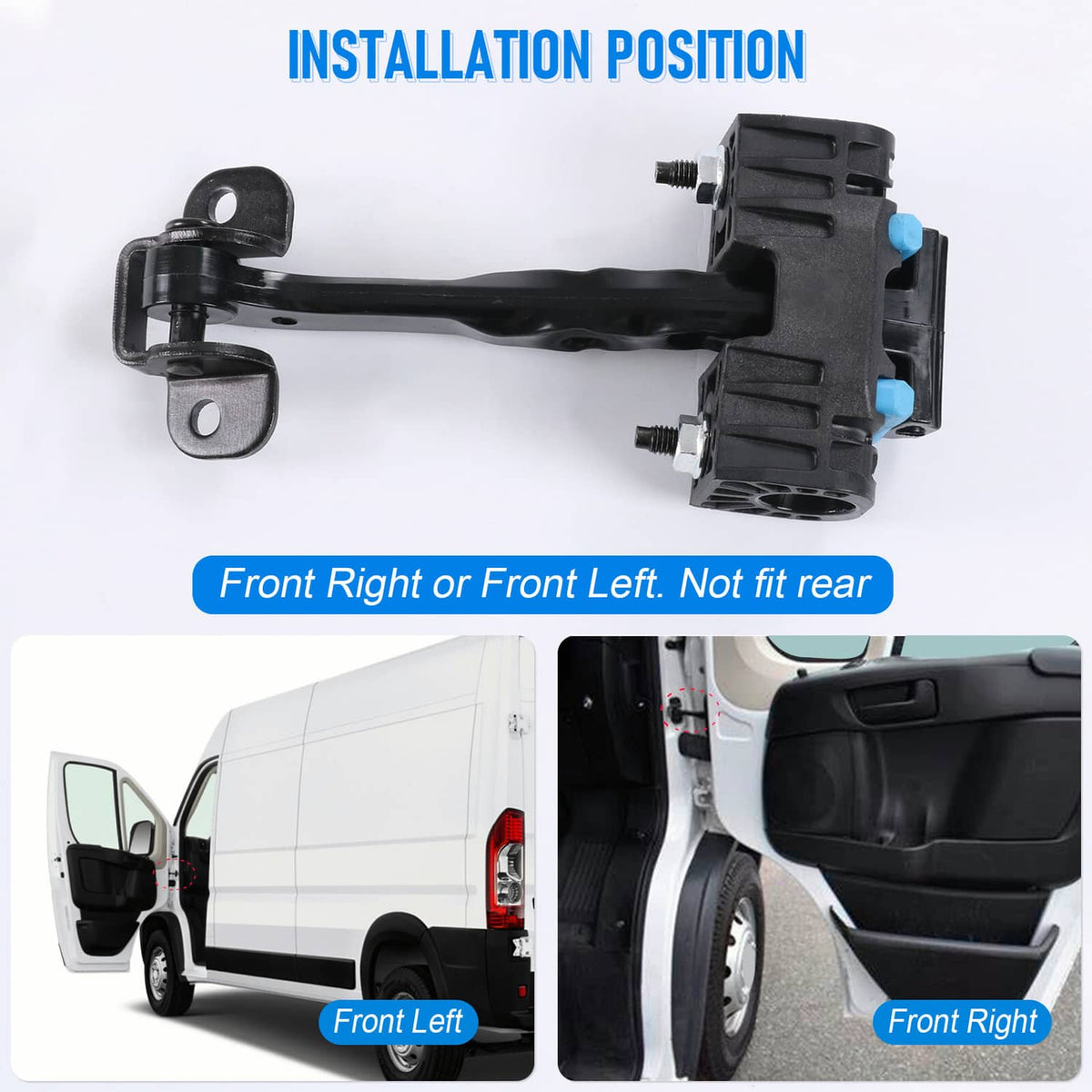 Solidspare Front Door Check Strap Fit For 2014-2020 Ram Promaster 1500 2500 3500 68169379ae