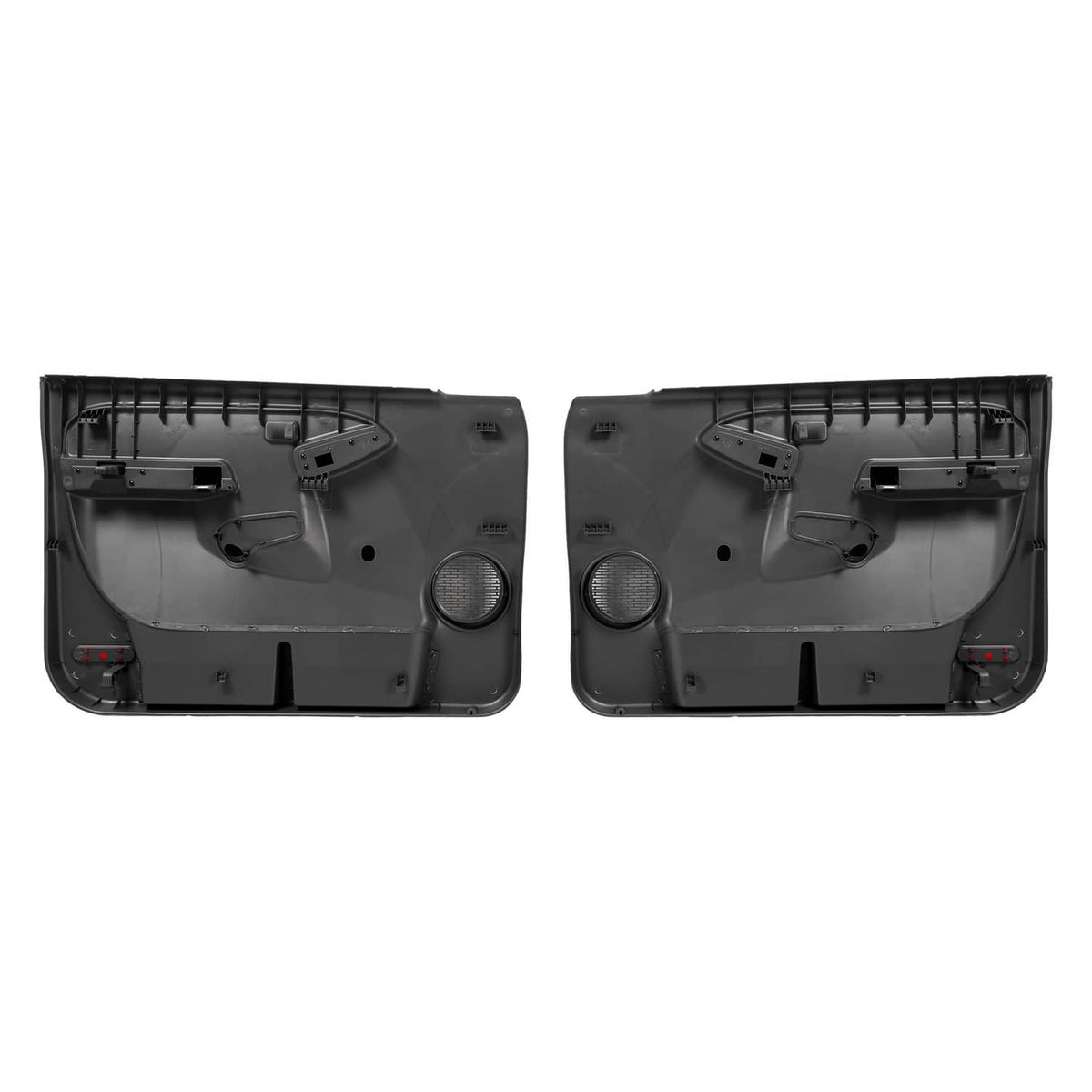 Solid Spare Pair Manual Inner Door Panel For CHEVY SILVERADO GMC SIERRA 1999-06 Dark Pewter