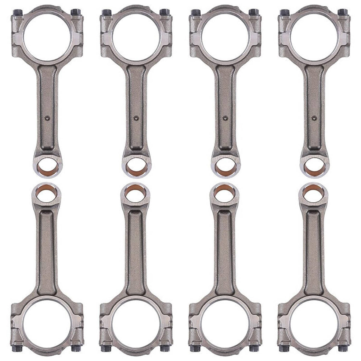 Solidspare 8Pcs Floating Pin Connecting Rod 12577583 For GM 5.3L 6.0L 6.2L LS2 LS3 Gen IV
