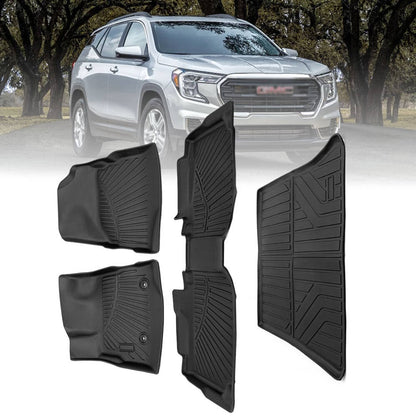 Solidspare 4Pcs Floor Mats & Cargo Liner for Chevy Equinox 2012 2013 2014 2015 2016 2017