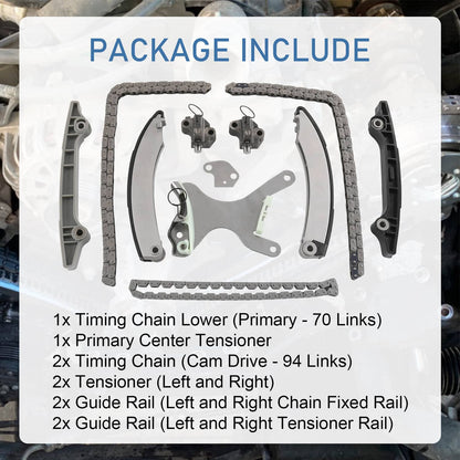 Solidspare Timing Chain Kit  For 2002-2011 Jeep Liberty Dodge Ram Durango Dakota 3.7L SOHC