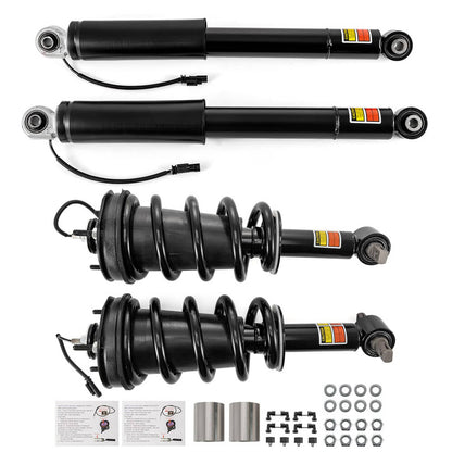 Solidspare 4Pcs Front + Rear Shock Strut for GMC Sierra 1500 Denali 2015 2016 2017 2018