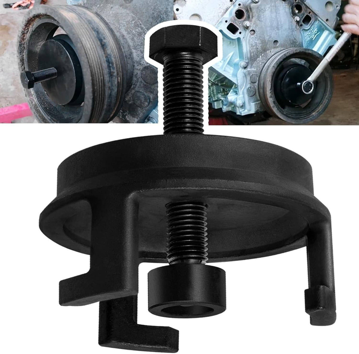 Solidspare For GM 5.3L 5.7 LS1 6.0 LS2 6.2 LS3 25264 Harmonic Balancer Puller Crank Pulley