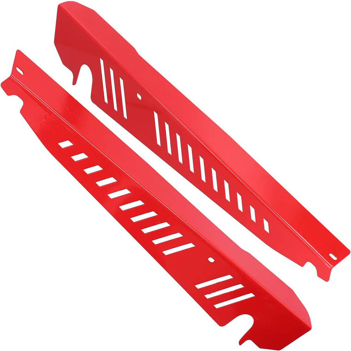 Solidspare Red Performance Aluminum Fender Shrouds Kit for 2015-2021 Subaru WRX & STI