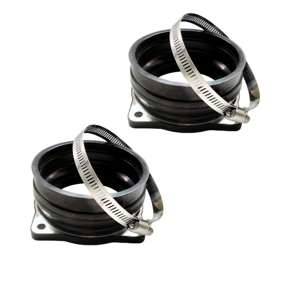 Solid Spare 2Pcs New For Mercury Verado Air Intake Isolator w/ Clamp 8M0113513 & 815504256