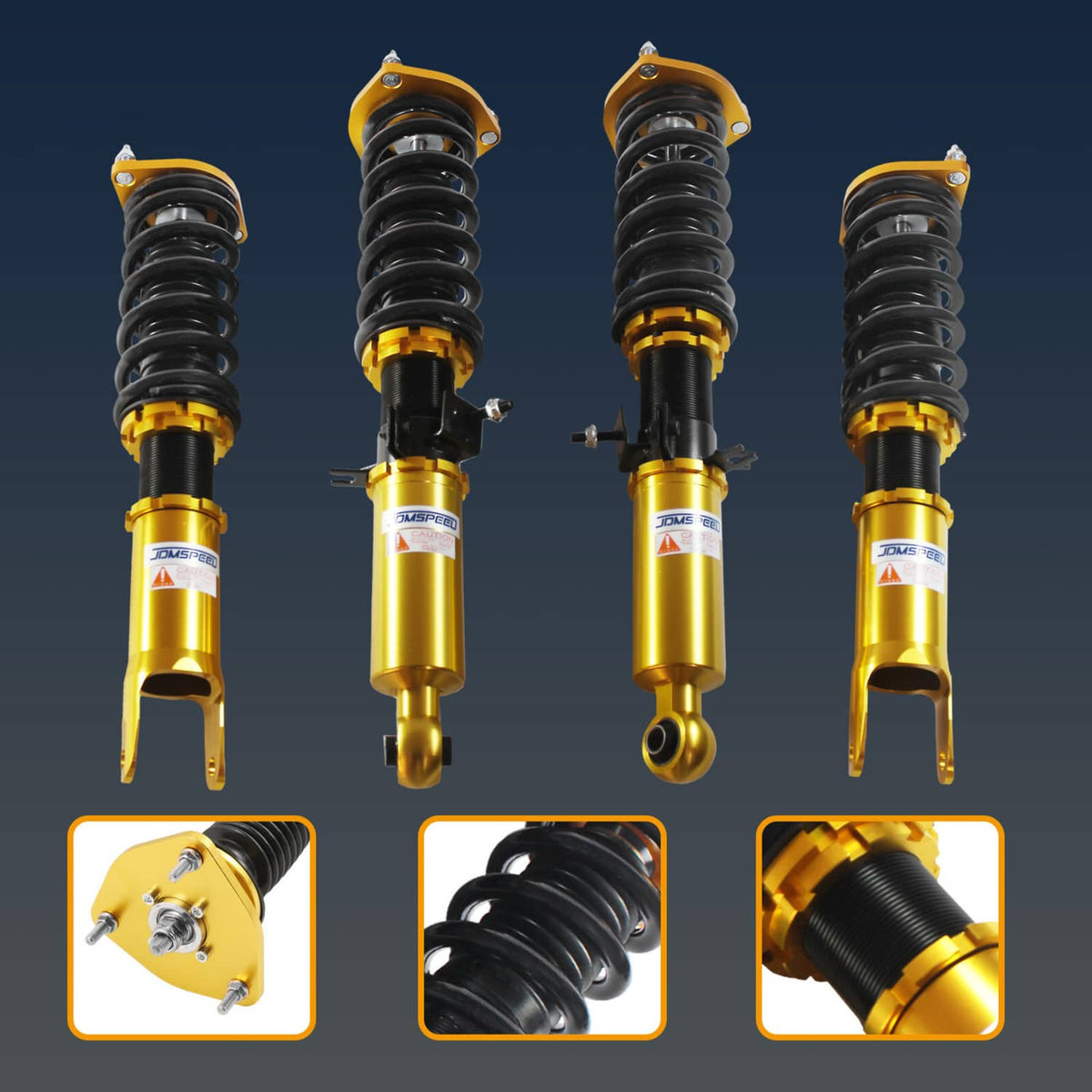 Solidspare Coilover Struts Kits For 2008-2011 Infiniti G37 Couple/Sedan RWD Adj.Height