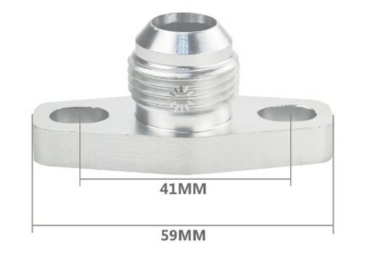 Solid Spare 10 AN Turbo Oil Drain Outlet Flange Adapter AN10 Fitting For T25 GT28 GT30 GT35