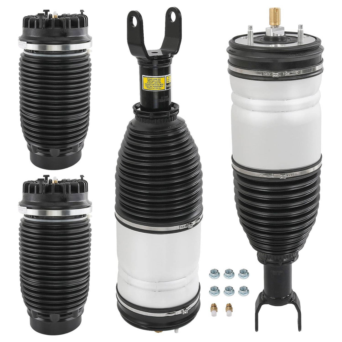 Solidspare 4pcs Front Rear Air Suspension Struts & Springs Kit for Dodge Ram 1500 2013-2019