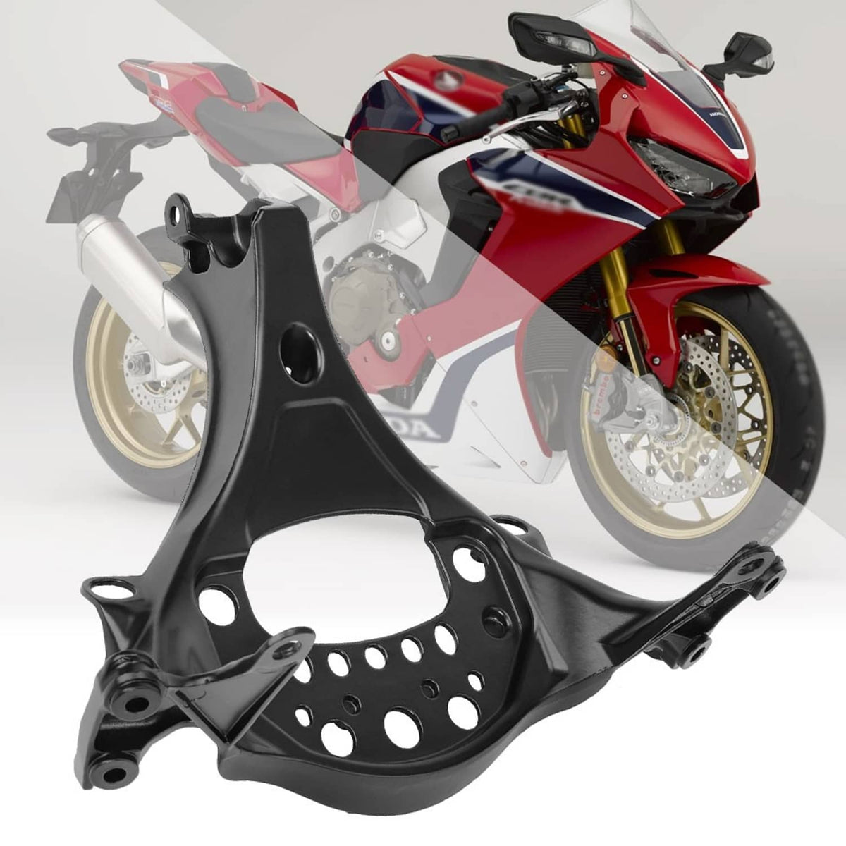 Solidspare Headlight Upper Fairing Stay Bracket Fit For HONDA CBR1000RR 2017-25 / SP 17-19