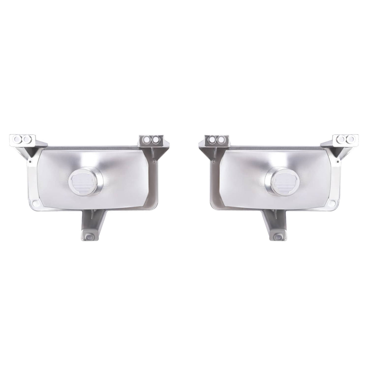 Solid Spare Turn Signal Corner Park Lights Lamps Pair For Chevy GMC 1983-1991 Pickup Truck