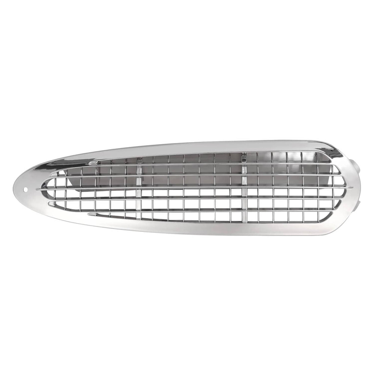 Solid Spare Chrome Hood Side Grille Air Intake Vent Cover ABS For Freightliner M2 2002-2018