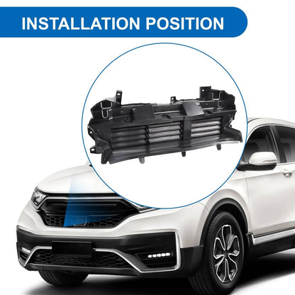 Solidspare Front Radiator Upper Active Grill Shutter W/ Motor For 2017-2020 Honda CRV CR-V