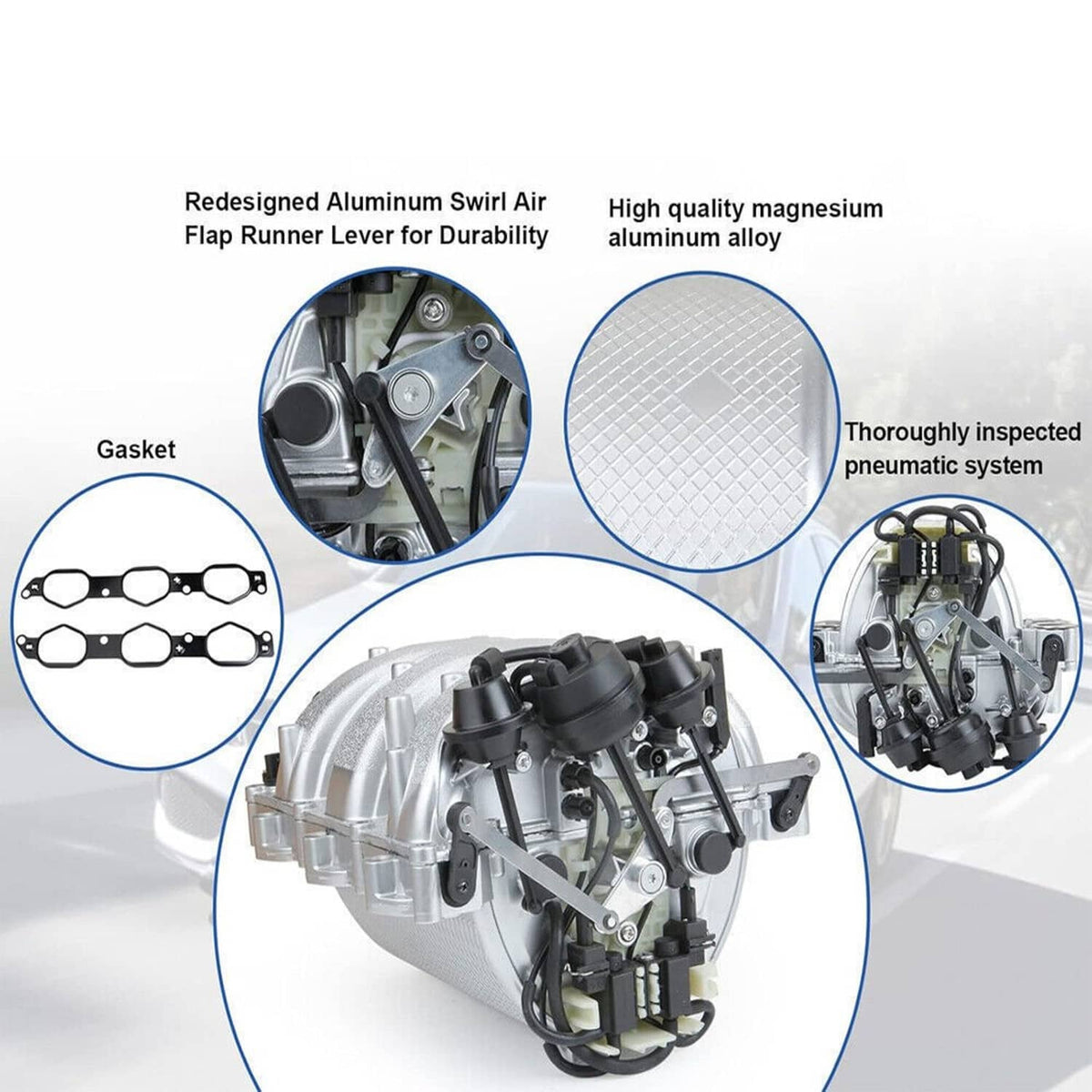 Solidspare Intake Manifold Assembly for Mercedes-Benz C280 E350 CLK350 GLK350 SLK350 ML350