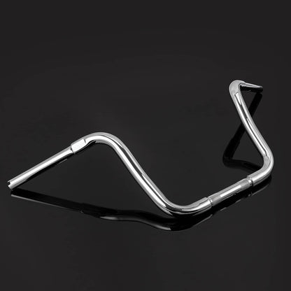 Solidspare Chrome 12" Ape Hanger 1 1/4" Handlebar Fit For Harley Sportster Softail Touring