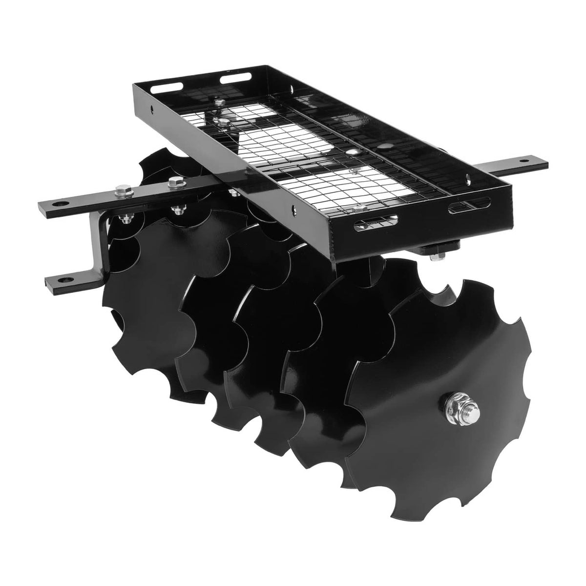 Solidspare Rear Disc Harrow 11" Steel Tow For Universal Tractor Sleeve Hitch Attachment
