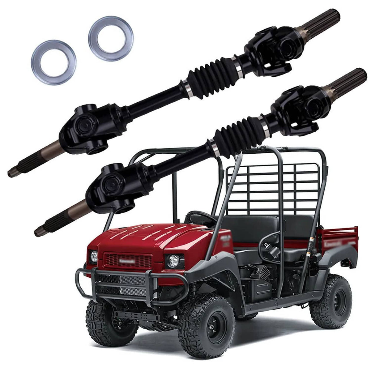 Solidspare Complete Rear Axle Drive Shaft for Kawasaki Mule 3010 KAF950B 4X4 Diesel 2003