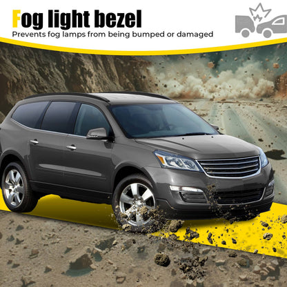 Solid Spare Passenger Side Fog Light Lamps Cover Bezel Fits 2013-17 Chevy Traverse #20983807