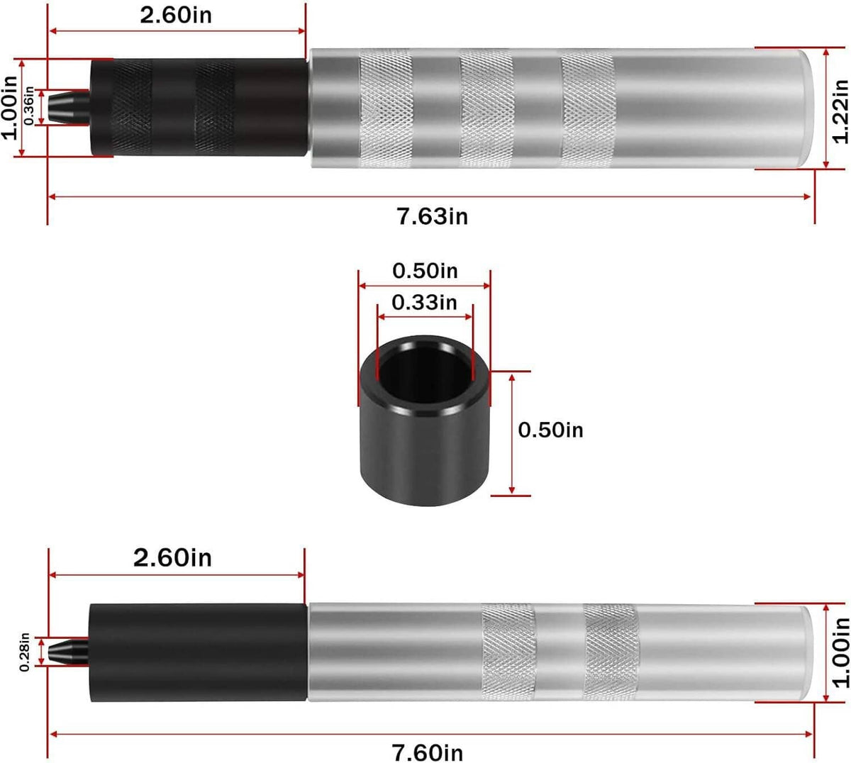Solidspare 36050 Valve Keeper Remover Installer Kit for Toyota 4 Cylinder Chrysler 4.5-7mm