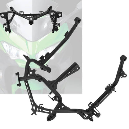 Solidspare Black Upper Stay Fairing Headlight Bracket For Kawasaki Ninja 400 2018-2024 2020