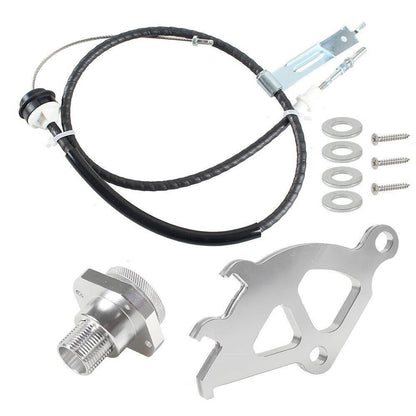 Solidspare Adjustable Clutch Cable Quadrant and Firewall Adjuster Kit For 1979-1995 Mustang
