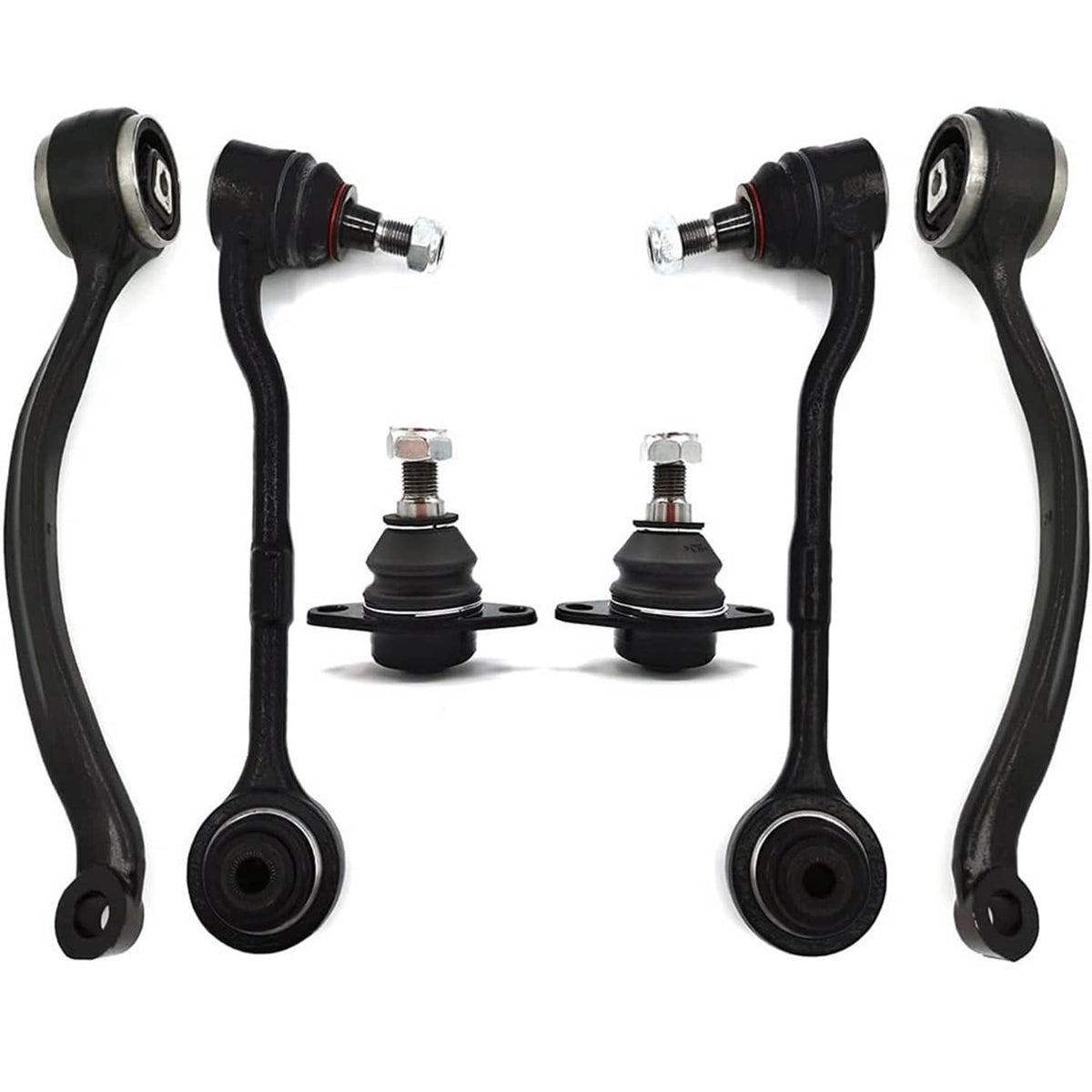 Solidspare 6Pcs Front Lower Control Arm Ball Joint Suspension Kit For 2011-2018 BMW X3 X4