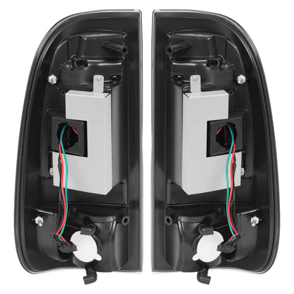 Solid Spare For Ford F250 F350 F450 2008-2016 SD SuperDuty LED Bar Tail Lights Black Smoke