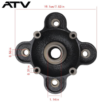 Solidspare For Polaris Ranger XP 570/900/1000 Wheel Hubs & Studs Kit 5137431-067 5142964067