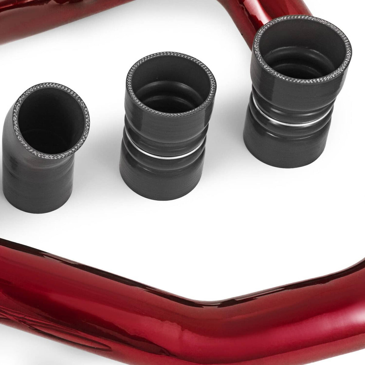 Solidspare Turbo Intercooler Pipe Boot Kit CAC Tubes for 2003-2007 Ford 6.0L Powerstroke