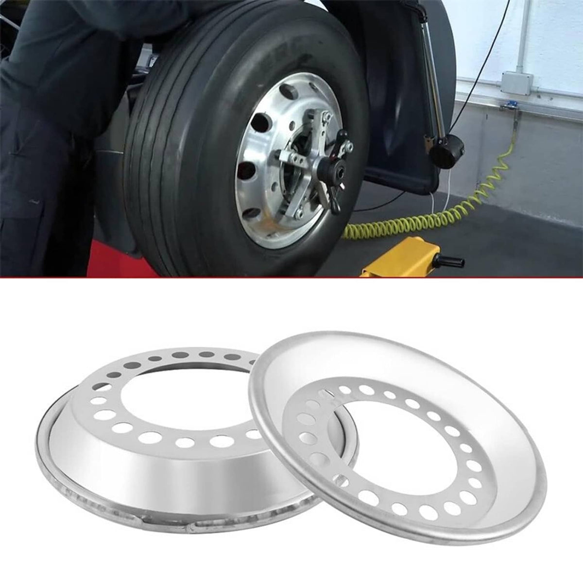 Solidspare 1 Pair Wheel Balancer 800-822 For 22.5-24.5" Wheel-Steer-Heavy Duty Truck