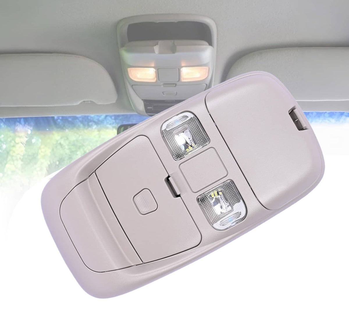 Solidspare Headliner-Mapped Light & Storage System For 1998-2002 Dodge Ram SN96TL2AA