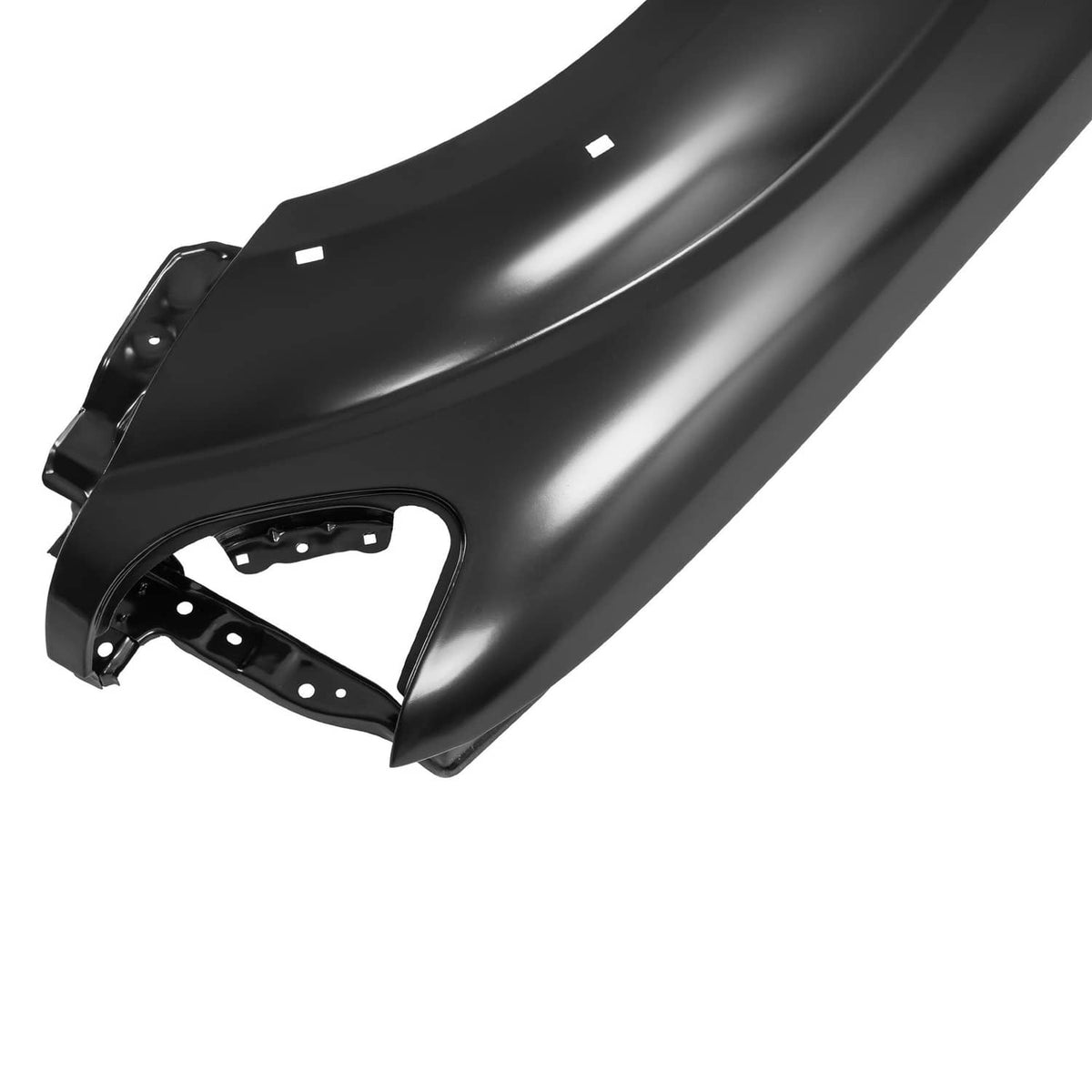 Solid Spare Front Fender For 2001-2004 Toyota Tacoma Passenger Side Black Steel TO1241188