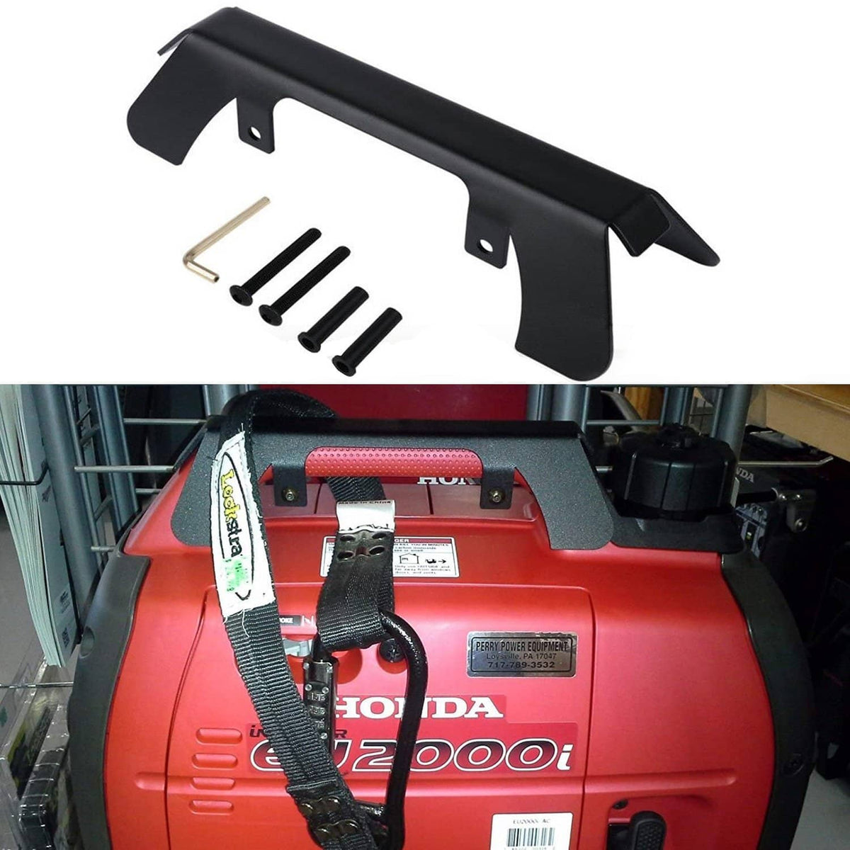 Solid Spare Generator Theft Deterrent Bracket Protection for Honda Generator EU2200i EU2000i