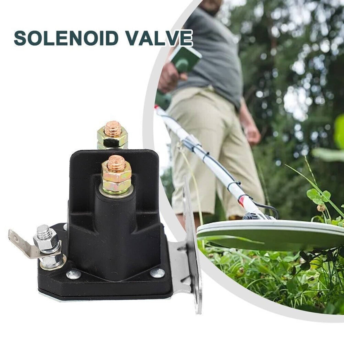 Solidspare Lawn Mower Starter Solenoid Compatible for Trombe 030817 832-1211-210 8321211210