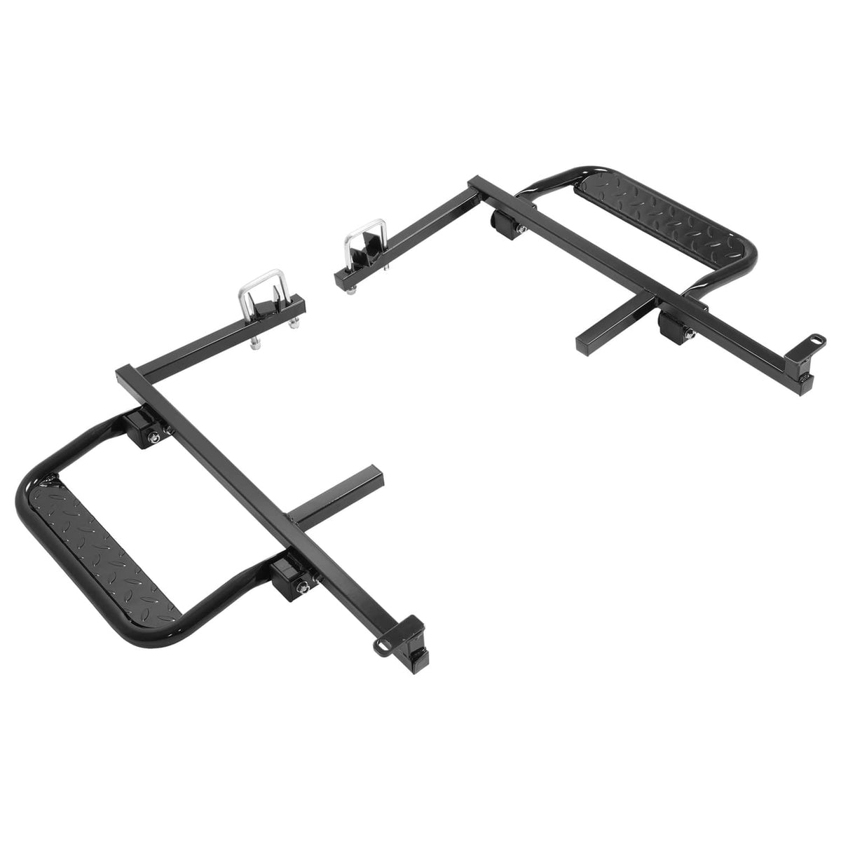Solidspare 2PCS Black Nerf Bars / Running Boards for EZGO RXV 2008+ Gas/Electric Golf Cart