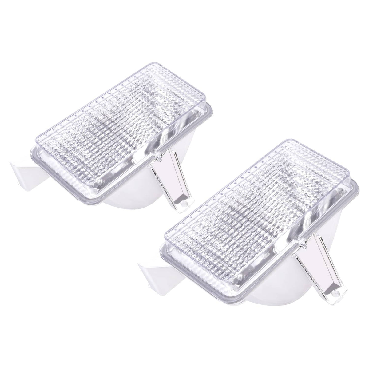 Solid Spare Turn Signal Corner Park Lights Lamps Pair For Chevy GMC 1983-1991 Pickup Truck