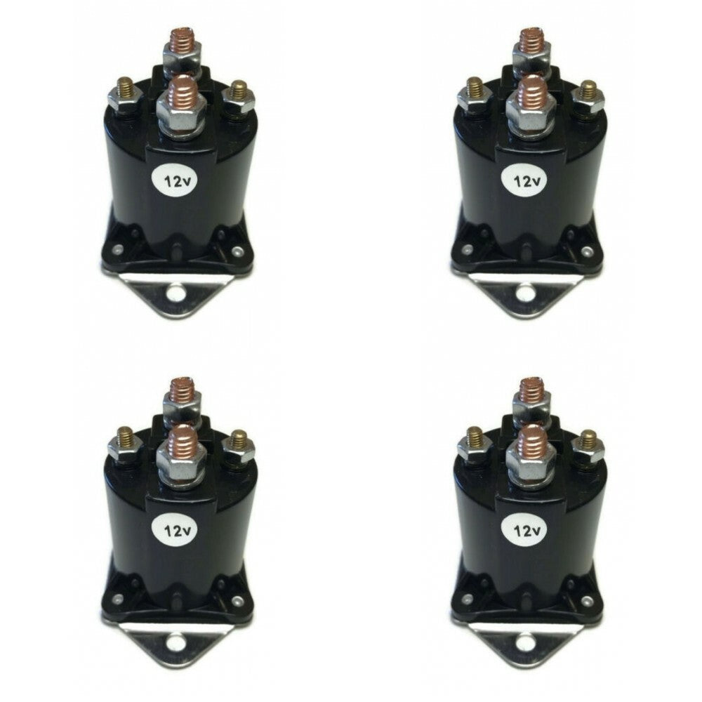 (4) 12V Solenoid Switch 1012275, SBC4201L - Club Car DS, Precedent Gas Golf Cart